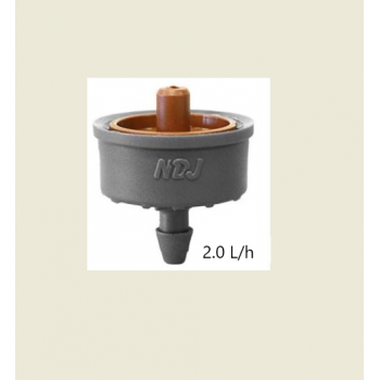 NaanDanJain Heavy Duty Pressure Compensating Barb Button Drippers x100